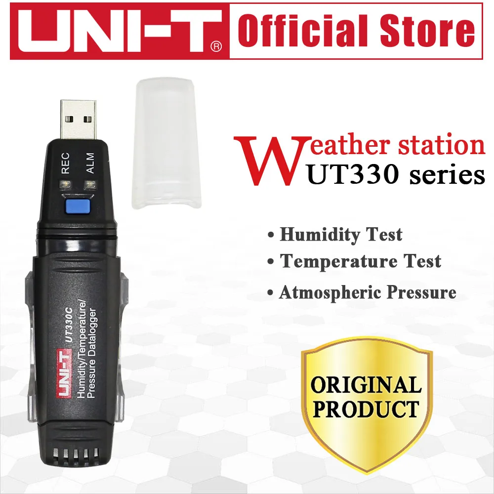 UNI T UT330 USB Datalogger Temperature Humidity Atmospheric Pressure