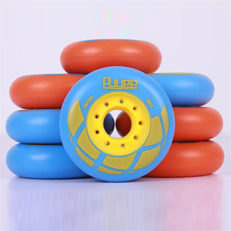 88A الأسطوانة التزلج عجلات سباق التعرج انزلاق عجلة 72 76 80 مللي متر ل سيبا Powerslide الدهانات الشريحة Patine عجلات الفرامل