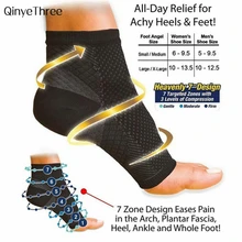 Man Women Anti Fatigue Compression Foot Sleeve Foot Ankle Compression Socks Anti Fatigue Varicose Feet Sleeve 1pc ( NOT 1Pair)