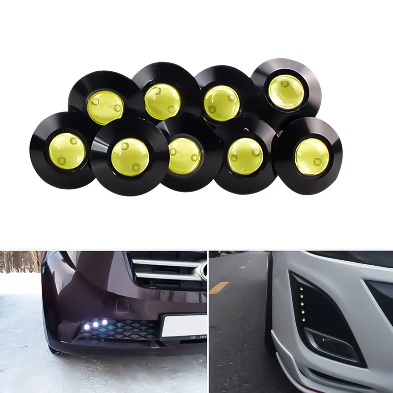 

1Pc Ultra Thin 23MM Car LED Eagle Eye Light Waterproof Daytime Running Lights DRL Car Light