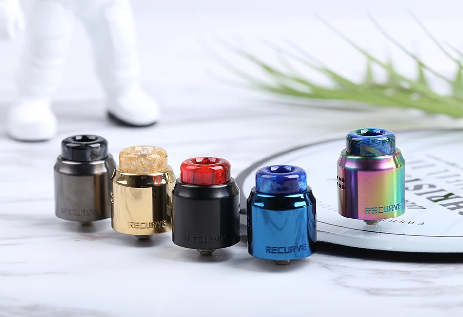 Wotofo изогнутый двойной RDA Vape бак для испарителя восстановление RDA атомайзер 510 810 нить VS Wotofo изогнутый RDA