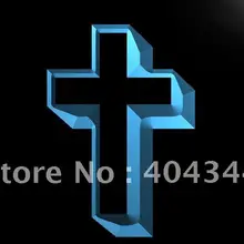 LB895-Крест Disply NEW Home Decor светодиодный неоновый свет знак домашнего декора ремесла