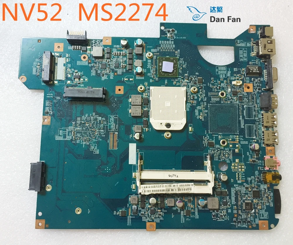 MBWDJ01001 для шлюза NV52 MS2274 материнская плата для ноутбука SJV50-PU 08260-1 м 48.4bx04/01m материнская плата протестирована полностью