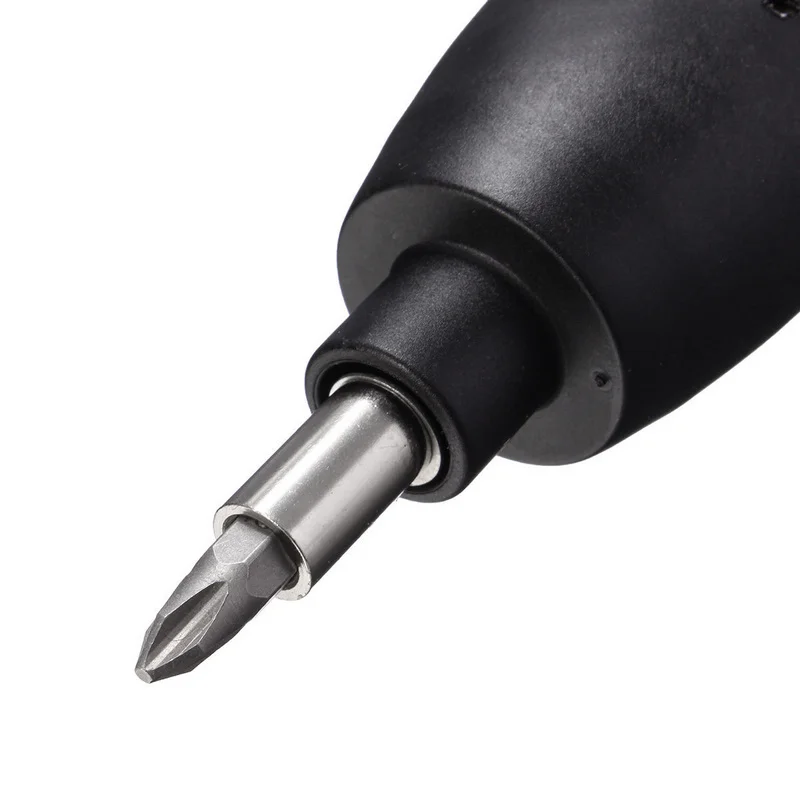 6V Electric Battery Powered Cordless Screwdriver Drill Bit Tool with 11 Screws