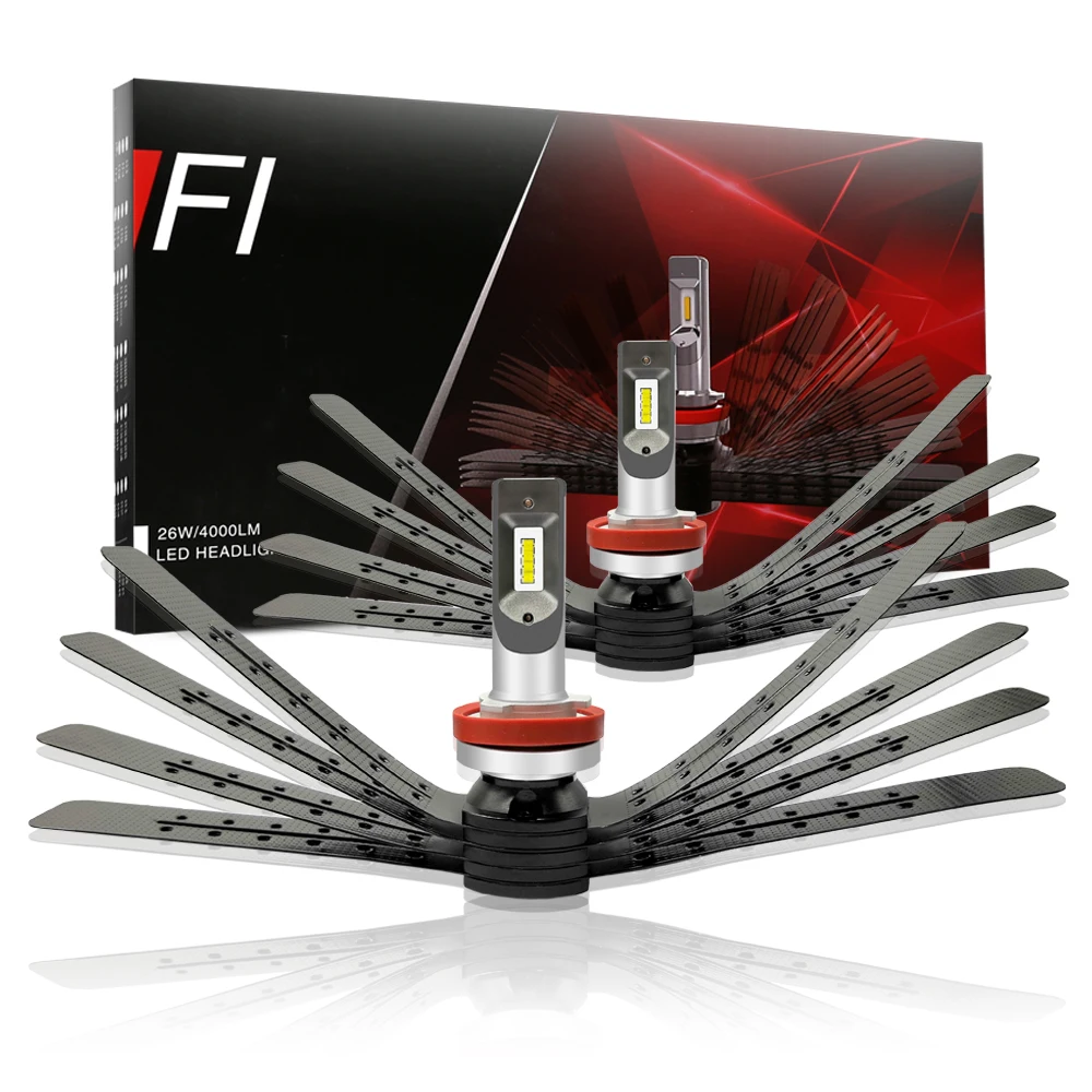 F1 Super Bright Car Headlights H7 H4 led H8/H9/H11 HB3/9005 HB4/9006