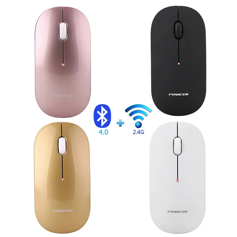 

MODAO 3.0 Bluetooth Wireless and 2.4G Wireless 2 in 1 Dual Mode Wireless Business Office Game Mouse DPI1200 Ergonomic Design