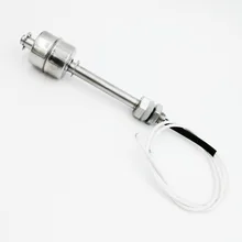 304 нержавеющая сталь вертикальный датчик уровня воды и жидкости внутренний Поплавковый выключатель 100 мм линия 35 см