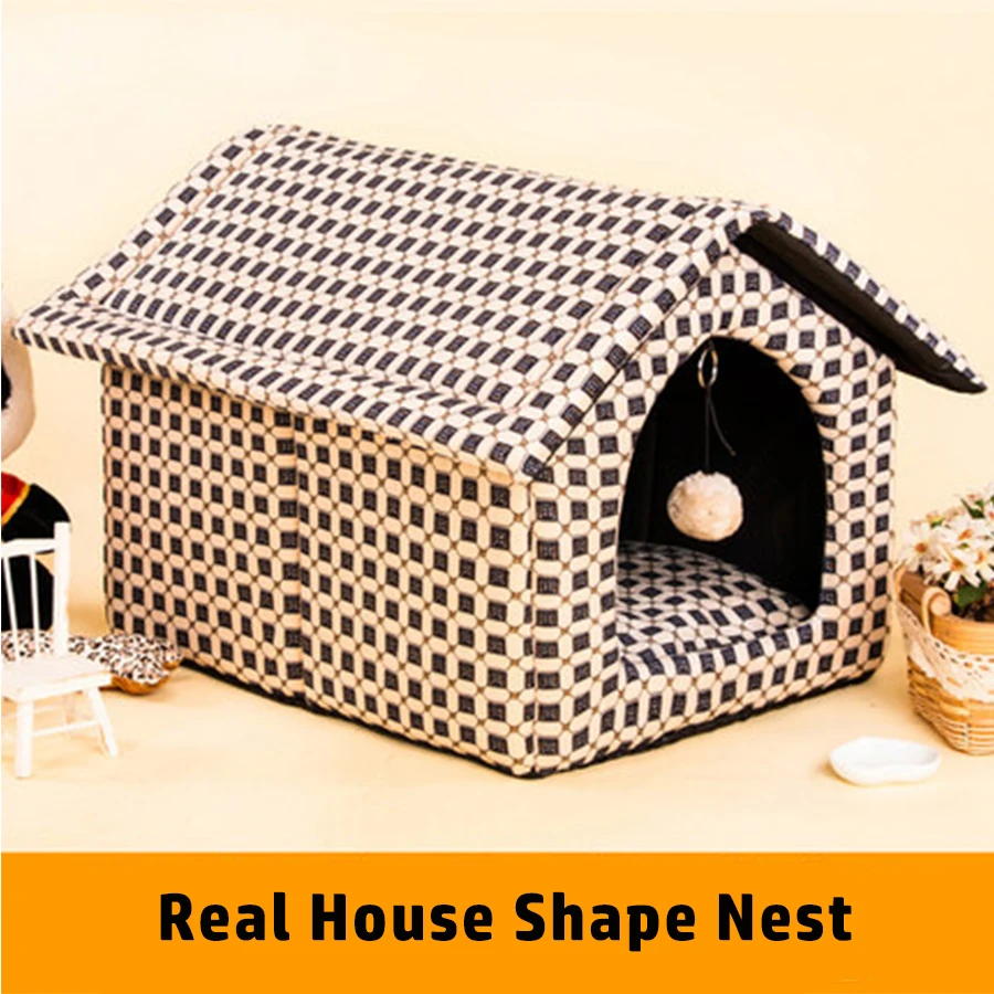 

Washable Kennel Comfortable Dogs Bed Cats Luxury Dog Cat House Pet Playpen Hondenmand Hondenbed Tent Hond Pet Articles 60Z1248