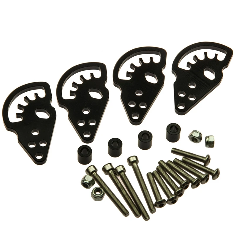 

High Quality Alloy Honcho Quick Adjustable Shock Lift Kit FOR RC Crawler SCX10 Black Free Shipping