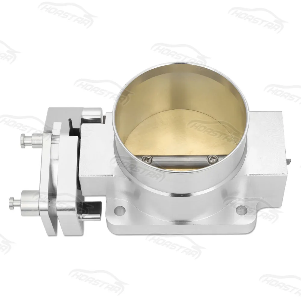 

76mm Aluminum Billet Throttle Body For Cxracing 96-04 Ford Mustang GT 4.6L V8 Silver
