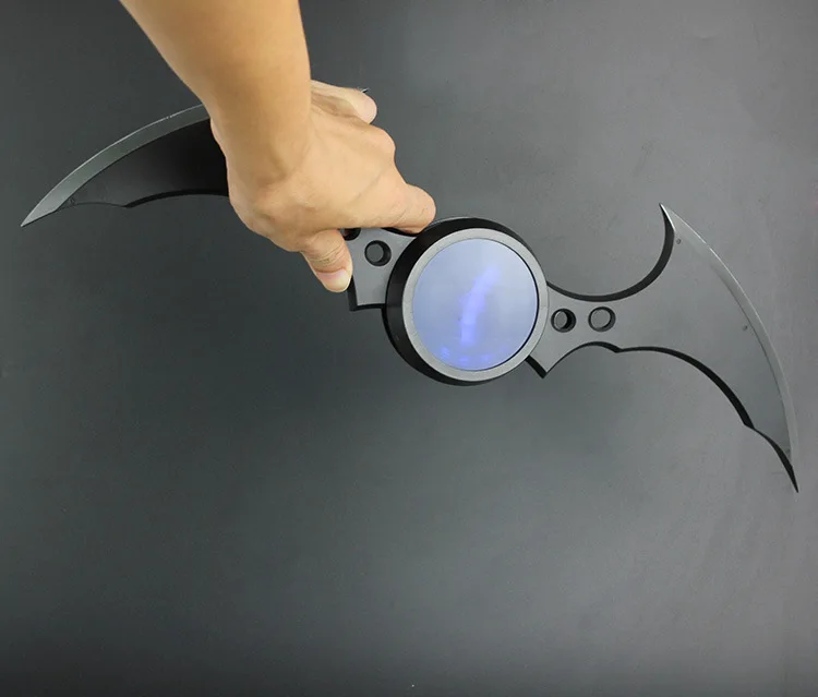 NECA DC Comics Batman Arkham Knight Batarang Replica Action Figure with Light Collectible Model Toy