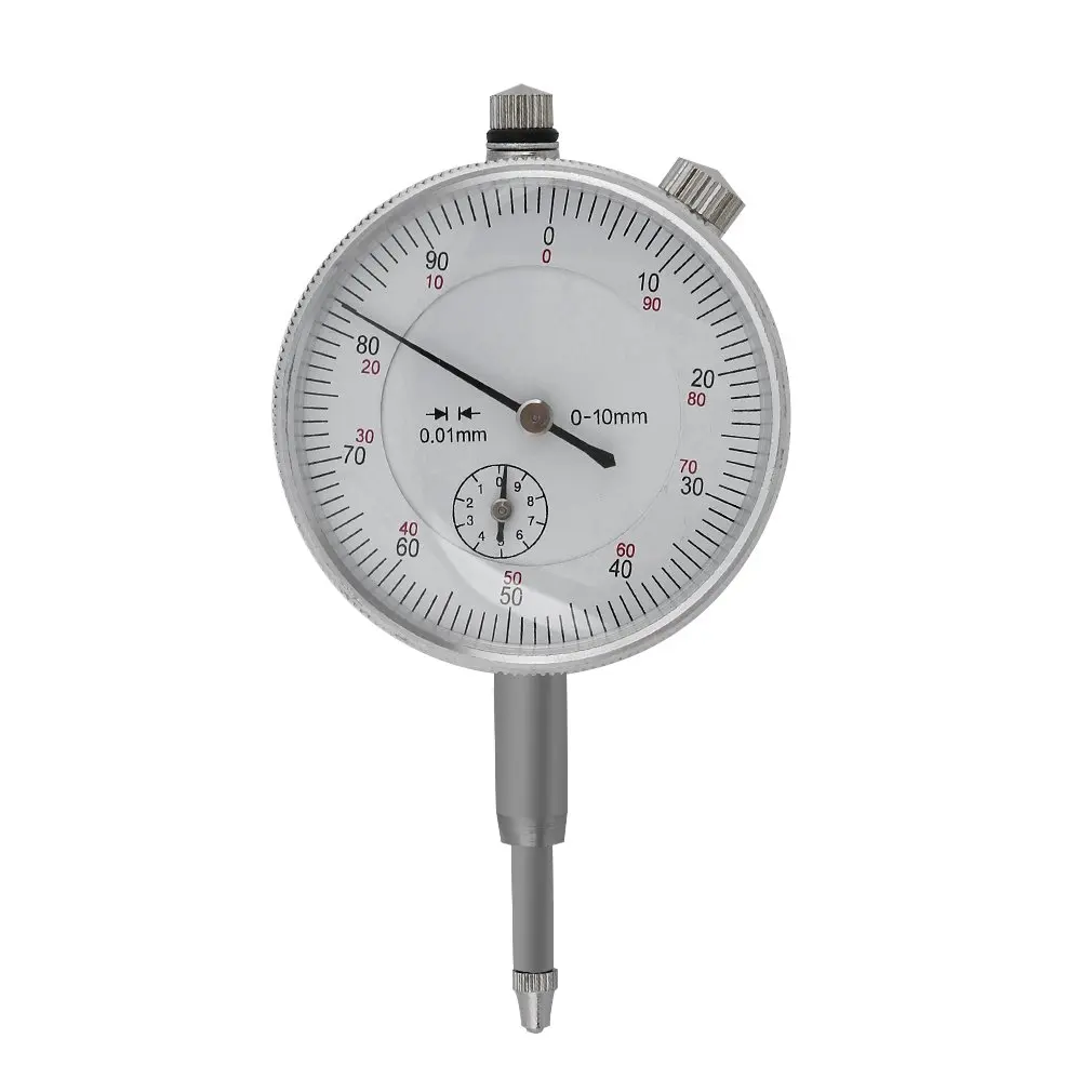 

Dial Indicator 0-10mm 0.01mm Precision Measure Accuracy Gauging Tools Pointer Instrument for Concentricity of Principal Axis