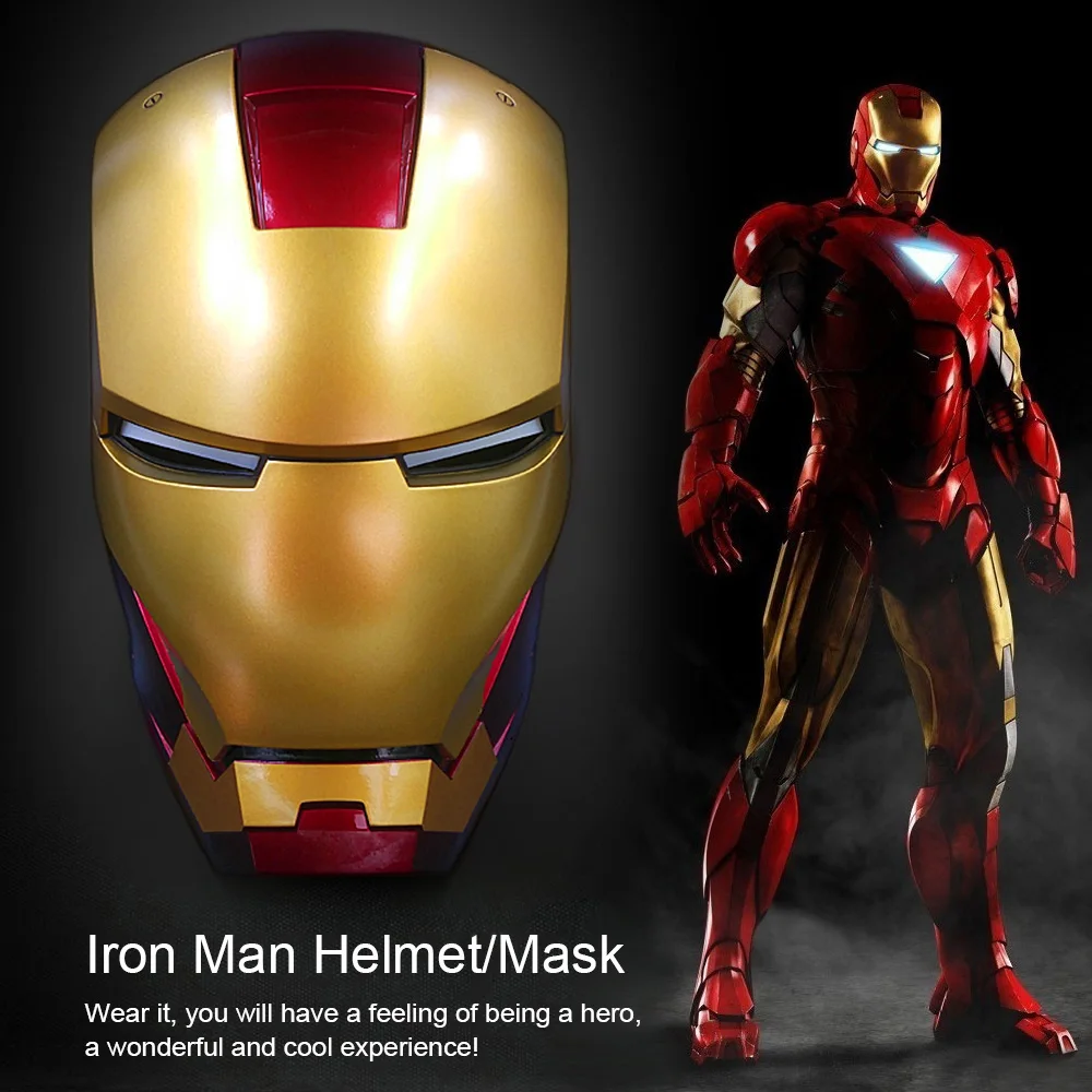 

Full Face Iron Man 1/1 Mark7 Wearable Helmet Full Scale Mask Replica for Festival Party Decoration Best Brinquedos for Boys Gift