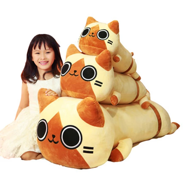 Sleeping Cat Stuffed Animal Cats Birthday Gifts For Girls Peluches Bebe