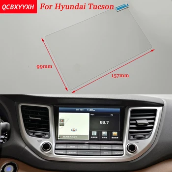 

Car Sticker 8 Inch GPS Navigation Screen Steel Protective Film For HYUNDAI Tucson Control of LCD Screen Car Styling