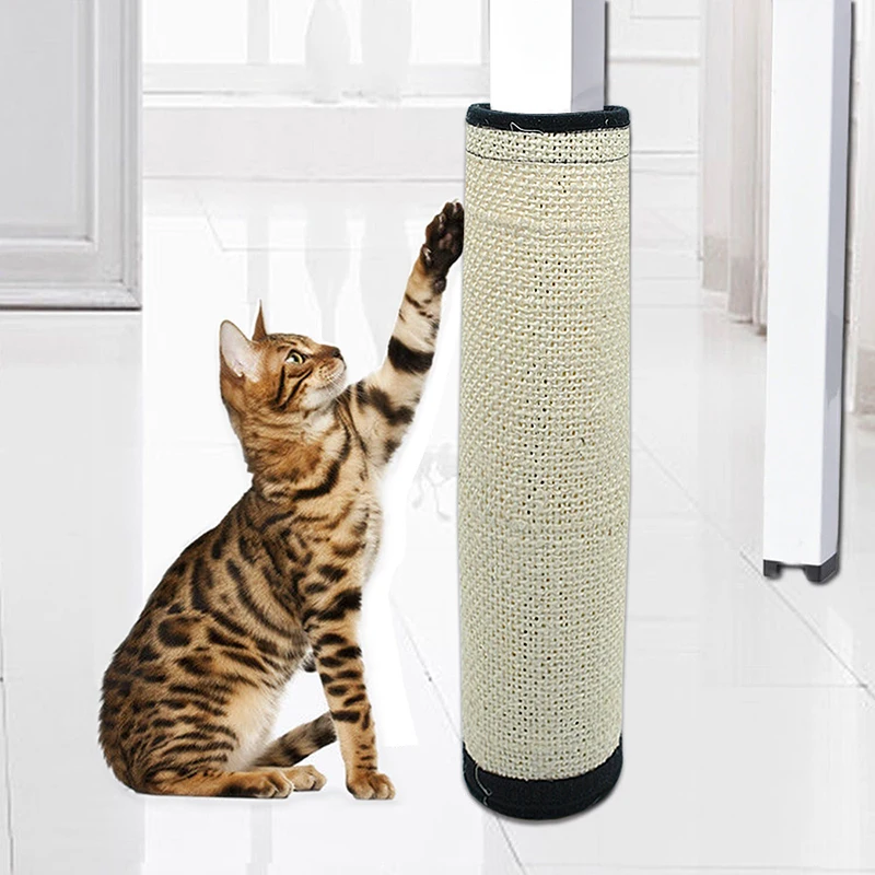 

Folding Funny Cat Scratch Toy Catnip Sisal Hemp Kitten Cat Scratching Post Training Toy Sofa Wall Corner Scratcher Pad Mat Board