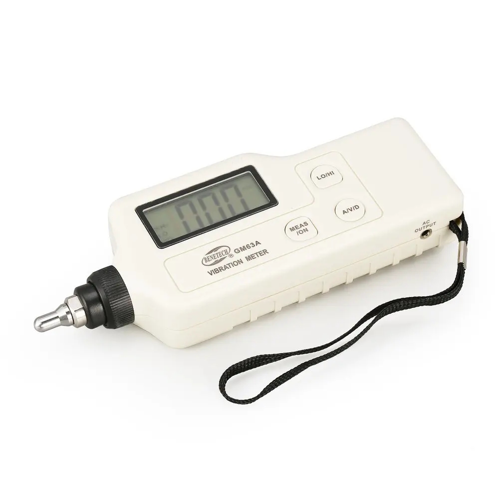 GM63A Digital Vibration Meters Vibrometer Meter Device Measures Handheld Analyzer Tester Analyzer Gauge High Precision