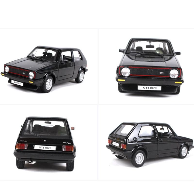 Высокая симуляция 1979 MK2 Golf GTI 1:24 модель автомобилей сплав оттягивание автомобиля копия авторизованные литые игрушечные модели дети V065