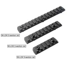 Тактический маленький Weaver рейка для цевье для винтовки прицела крепление База аксессуары M-Lok алюминиевого сплава 5-slot 9-slot 13-slot PRO