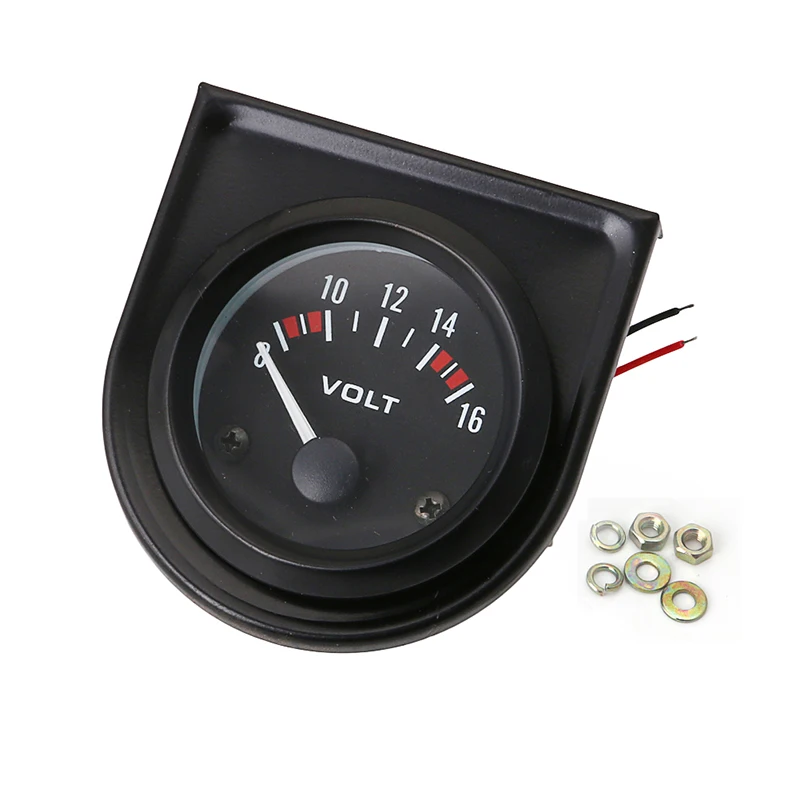 2'' 52mm Mechanical Car Auto Volt Voltmeter Voltage Meter Gauge 8 16V