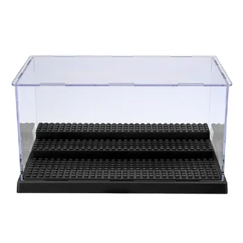 

3 Steps Compatible Bricks Display Case/Box Dustproof ShowCase Base Acrylic Plastic Display Box Case For Kids Gift Toys
