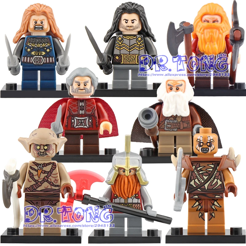 

Single Sale The Lord of the Rings Action Figure Fili Ironfoot Dain Goblin Orcs Ori Building Blocks Gift Toys for Children PG8183