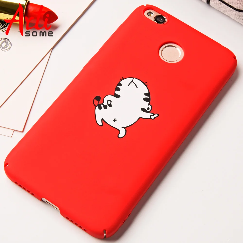 

Artisome Dancing Cat Cases For Xiaomi Redmi 4X 5 5A 5 Plus Note 4X 5A Case 360 Hard PC Back Cover Case For Xiaomi Mi A1 5X Coque