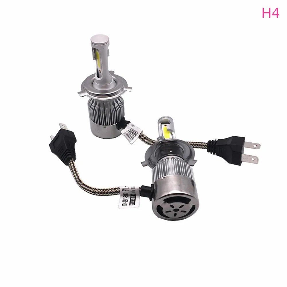 2 шт. Автомобильные светодиодные лампы H4 для Toyota Highlander 2009 2010 2011 HILUX 2013 Jeep compass 2006