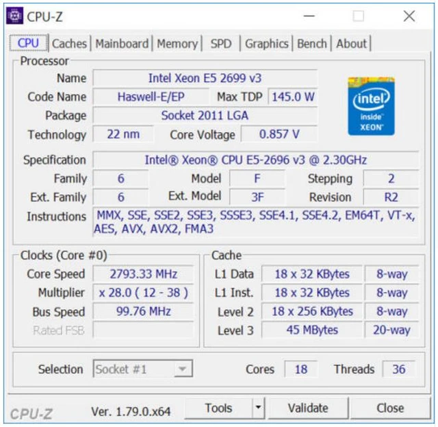 E5-2696 V3 Asli Intel Xeon E5-2696V3 2.30GHz 18-Core 45MB E5 2696 V3