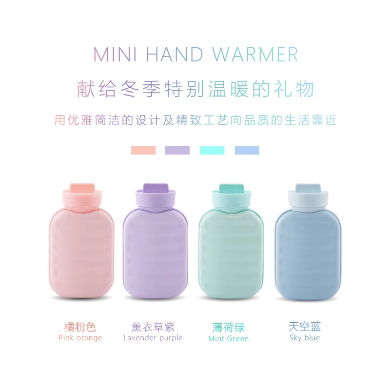  DIY retro hot water bottle hand warmer usb rechargeable mini portable warm baby with charging treas