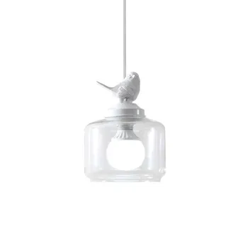 

BOKT Minimalist Modern Pendant Lamps E27 Bird Glass Lampshade Hanging & Pendant Lights 110V 220v For Art Fashion Decor Luminaire