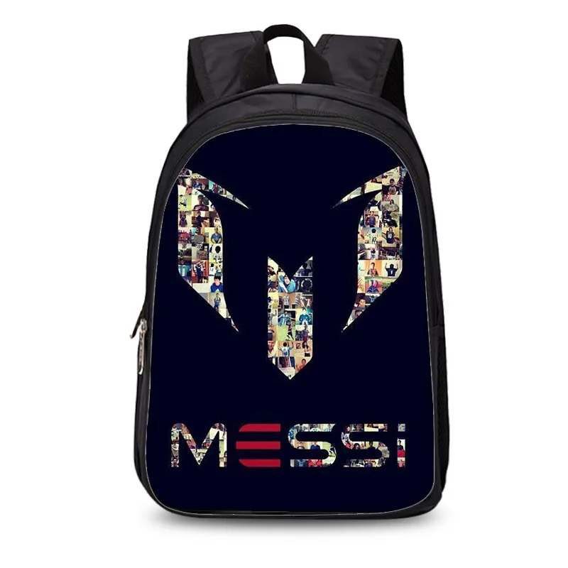Новое поступление, футбольные рюкзаки с 3d принтом в виде Месси, для мужчин и женщин, рождественский подарок для подростков, футбольные рюкзаки, mochila escolar - Цвет: Multicolor