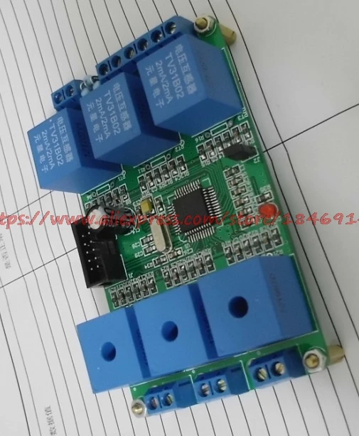 

ATT7022 AC sampling study plate voltage, current, power factor and other parameters