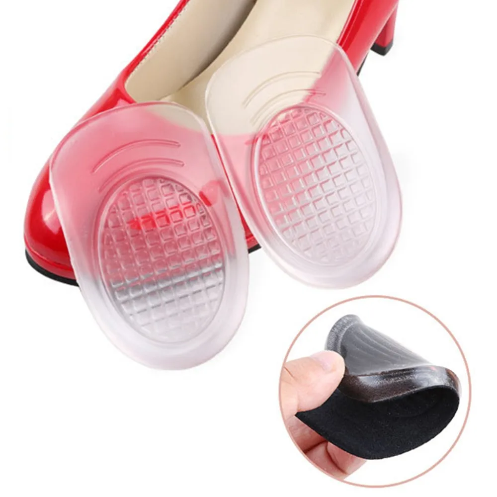 

Heel Pads High Heels Thick JP Gel Cushion Shock Proof Insole Elastic Invisible Soft Unisex Foot Care Support Pain Relief 1 Pair
