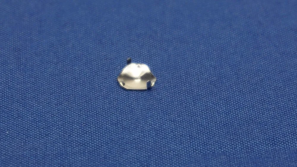 

50pcs 6.0mm Diameter triangle tactile metal domes 2 legs 400 gf snap dome switch