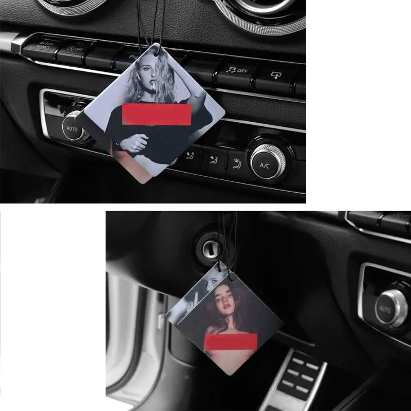 

2019 NEW Colorful Styling Hanging Car Solid Perfume Papers Car Interior Decoration Air Freshener Mirror Auto Car Ornaments