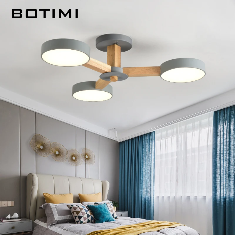 Потолочная люстра BOTIMI 220 В 110 для гостиной современный белый круглый блеск