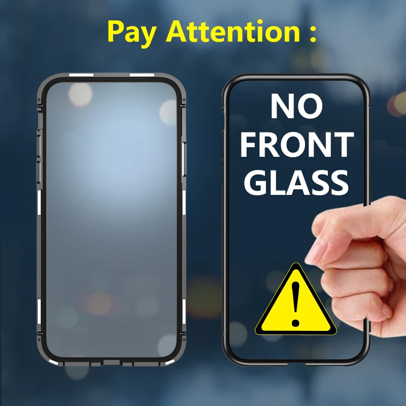 magnetic-flip-case-for-xiaomi-pocophone-f1-case-cover-clear-transparent-tempered-glass-back-cover-metal