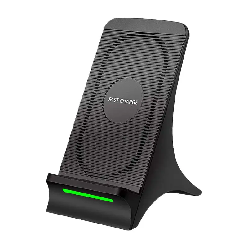 Wireless Smart Charger Qi Certified Fast Charging Stand With Cooling Fan Phone Holder For S9 Plus Note 9 8 S7 | Электроника