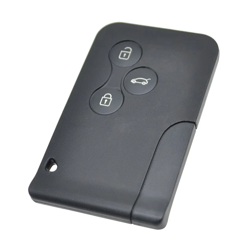 Автомобильный Дистанционный чехол для ключей для Renault Megane Scenic 2 Clio 3 с невырезанным лезвием 3 кнопкой