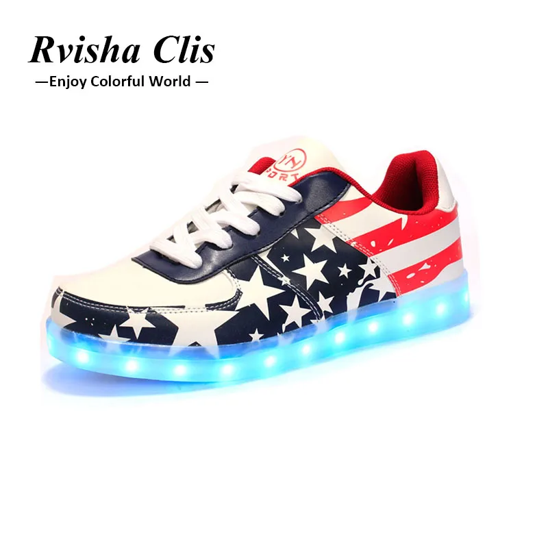 

luminous sneakers usb charging basket led kid shoes with lights up shoes for girls&boys LED running slippers glowing sneakers