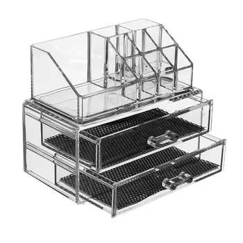 

SAFEBET Transparent Acrylic Storage Drawer Table Jewelry Cosmetic Storage Box Makeup Organizer Home Sundries Storage Holders