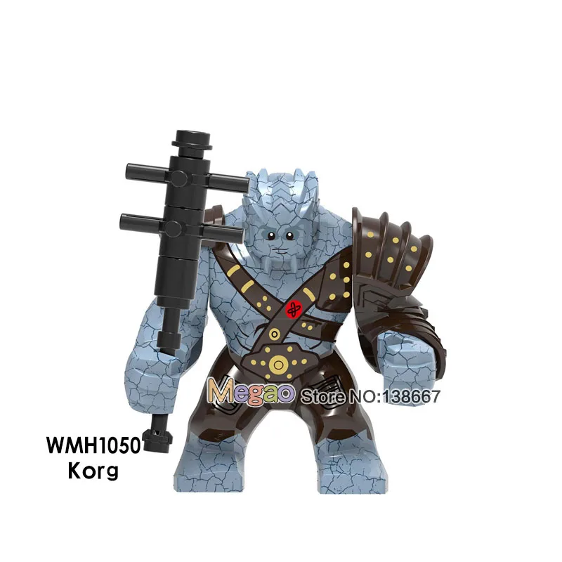 

Single End Game Thor's friend Korg Thanos Hulk Chitauri Cap Marvel Avengers 4 Building Blocks Gift Toy for Children