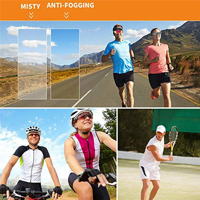 2019 Men and women 100% sunglasses bicycle running driving fishing golf cycling glasses photochromic oculos gafas ciclismo 30J19 (23)