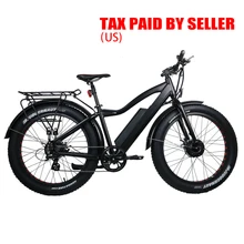 США Канада Прямая eunorau AWD 48V250W+ 350 W передний и задний мотор электрический Одноколесный самокат велосипед снег с шиной 2" X4.0