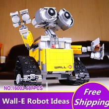 2017 New Lepin 16003 Idea Robot WALL E Building Set Kits Toys Educational Bricks Blocks Bringuedos 21303 for Children DIY