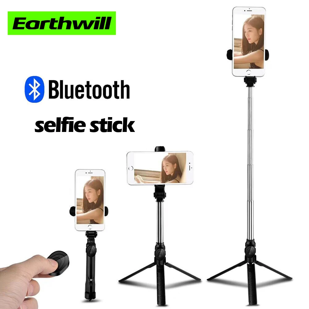 

Mini Selfie Tripod Wireless Bluetooth 3 in 1 photo Selfie Stick remote control for iphone 6/7/8/X/XR/XS HUAWEI XIAOMI