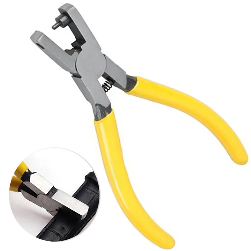 Fashion Accessory New Universal 2mm Hand Punch Pliers Tools Leather Strap Watch Band Belt Hole Tool