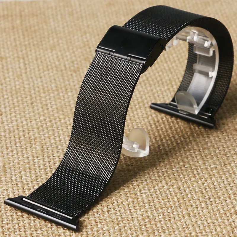 Prix pour D'origine lien bracelet bracelet & milanese boucle bracelets en acier inoxydable bande pour apple watch 38mm/42mm bracelet pour iwatch Prix pour D'origine lien bracelet bracelet & milanese boucle bracelets en acier inoxydable bande pour apple watch 38mm/42mm bracelet pour iwatch