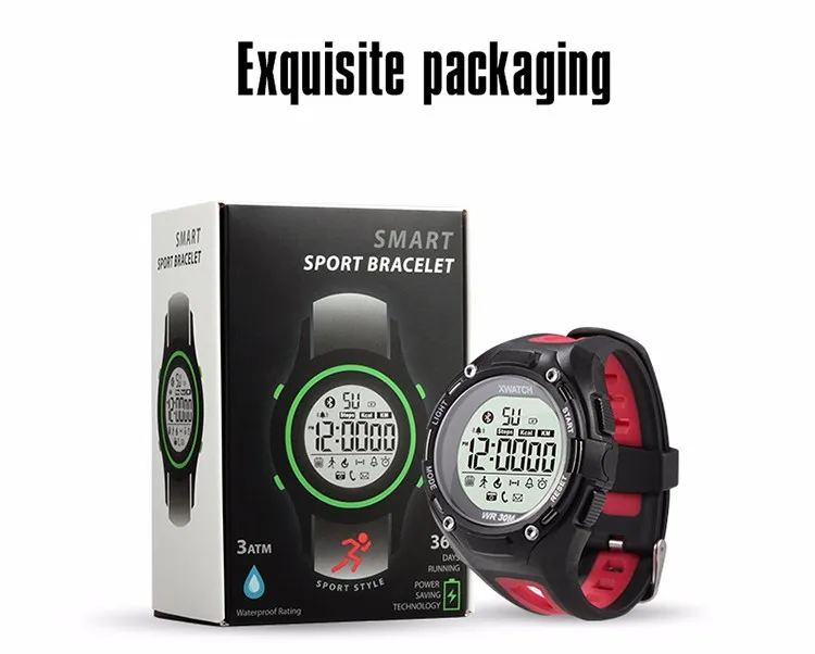 Reloj Inteligente Sport Smart Watch Waterproof Fitness Tracker Wearable Devices Pedometer Night Visible XWatch for Android IOS  (18)